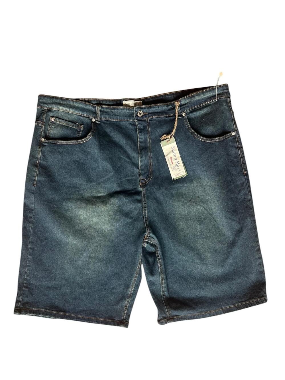 Smith &Mills Denim Stretch Shorts Mens Size 46 NWT Dark Wash Preppy Outdoor